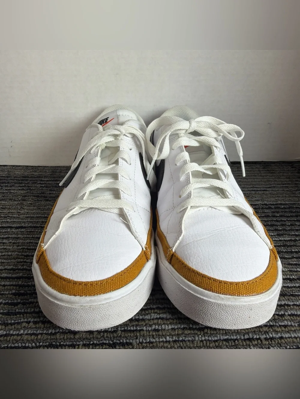Nike Court Legacy Next Nature Womens Size 7.5 White Black Athletic Shoes Sneaker